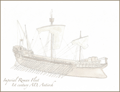 Imperial Roman Fleet 1st Century AD, Antioch Sketch