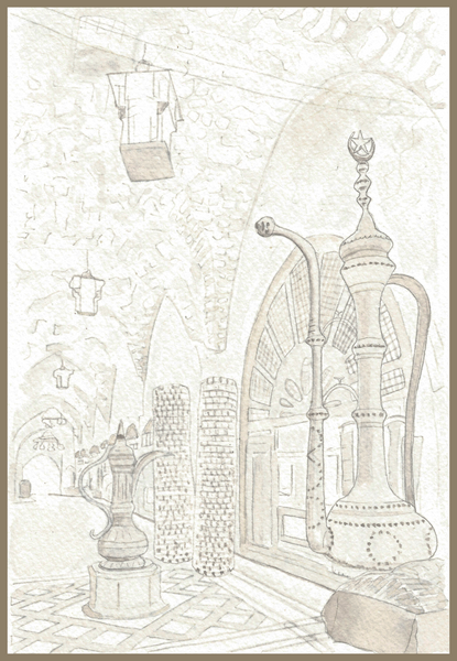 Aleppo Souk Sketch