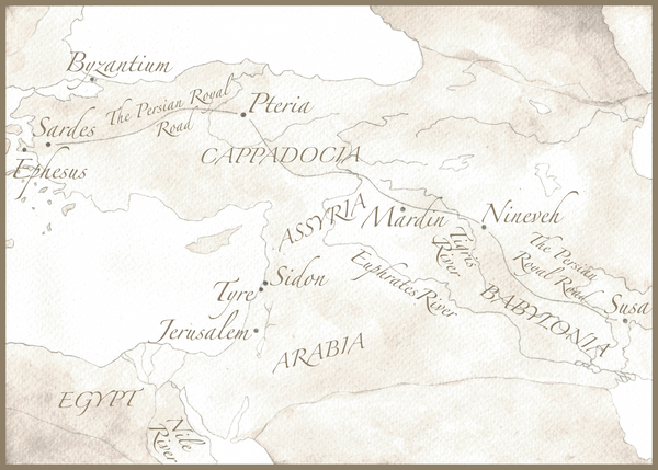 The Persian Royal Road Sketch