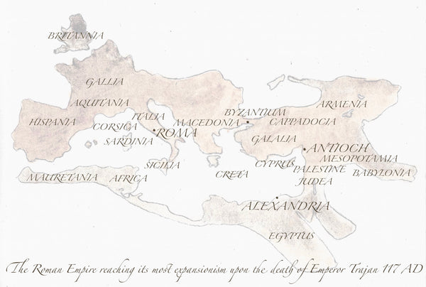 The Roman Empire 117AD Sketch